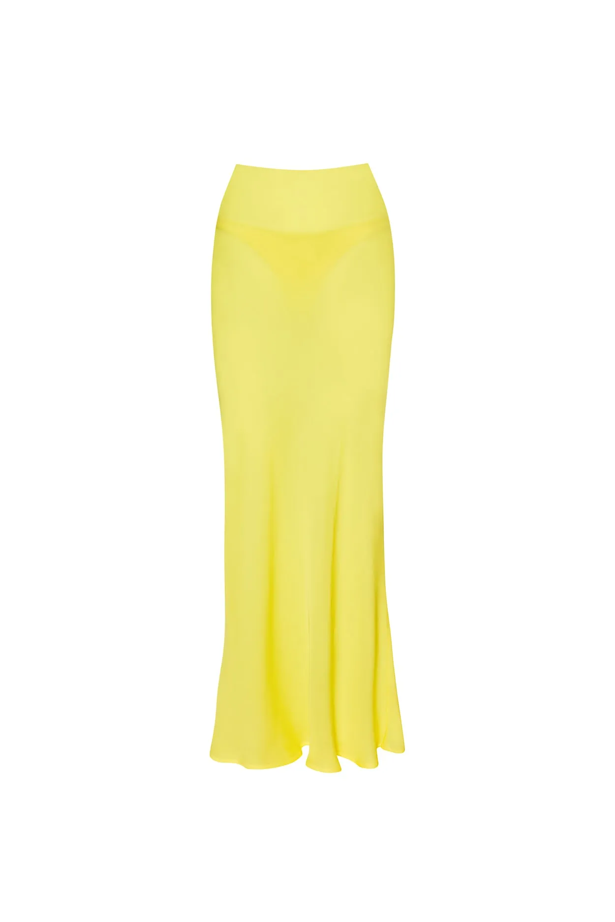Lemon Sheer Shimmy Skirt