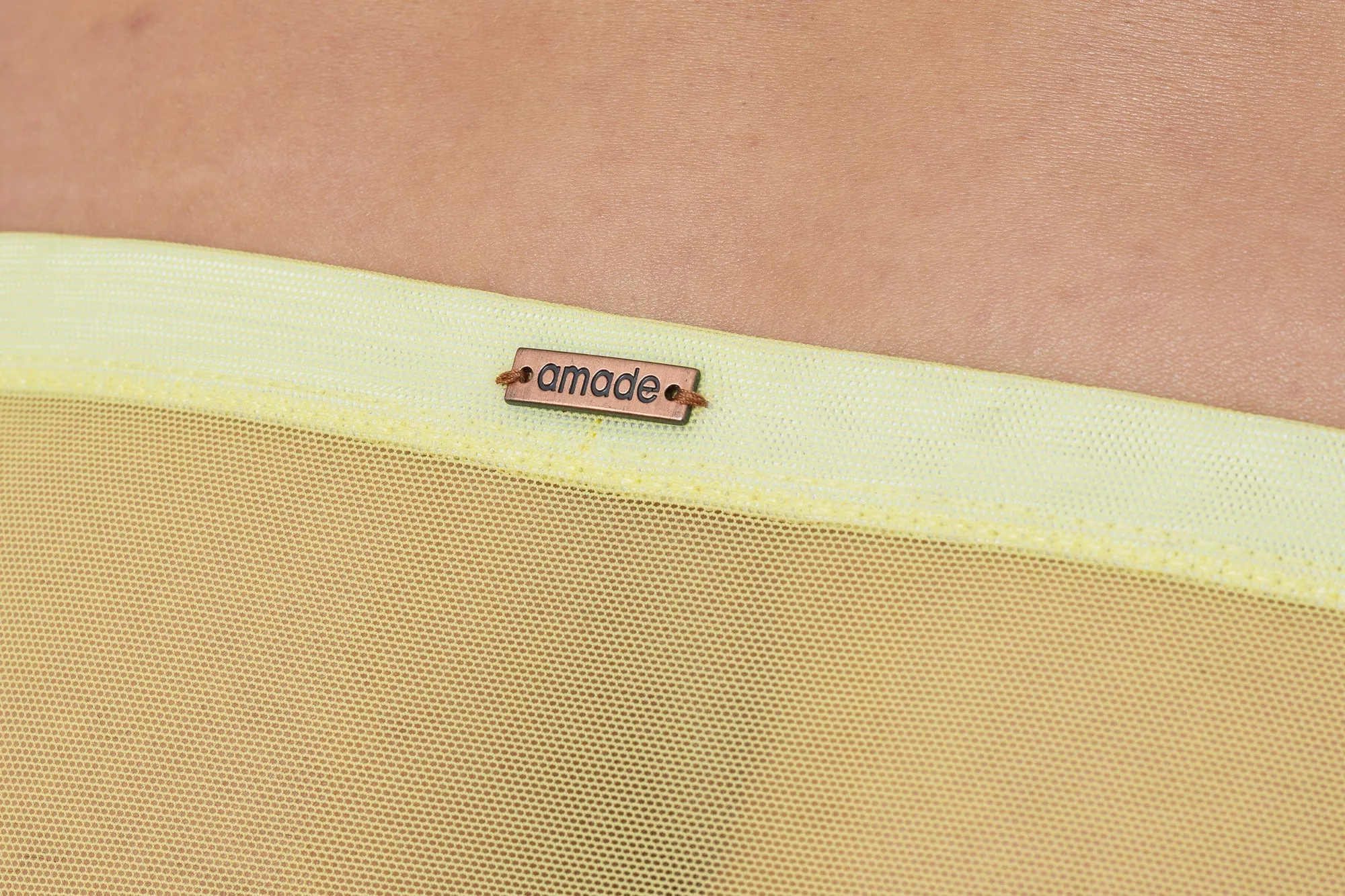 Lemon Yellow - JASPER Sheer Mesh Bikini Brief