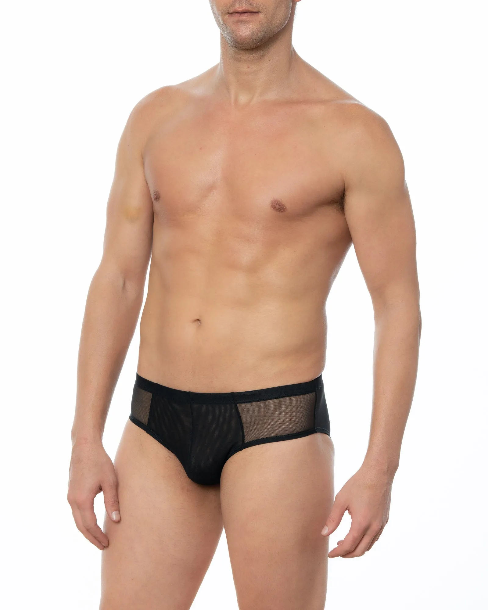 Lemon Yellow - JASPER Sheer Mesh Bikini Brief