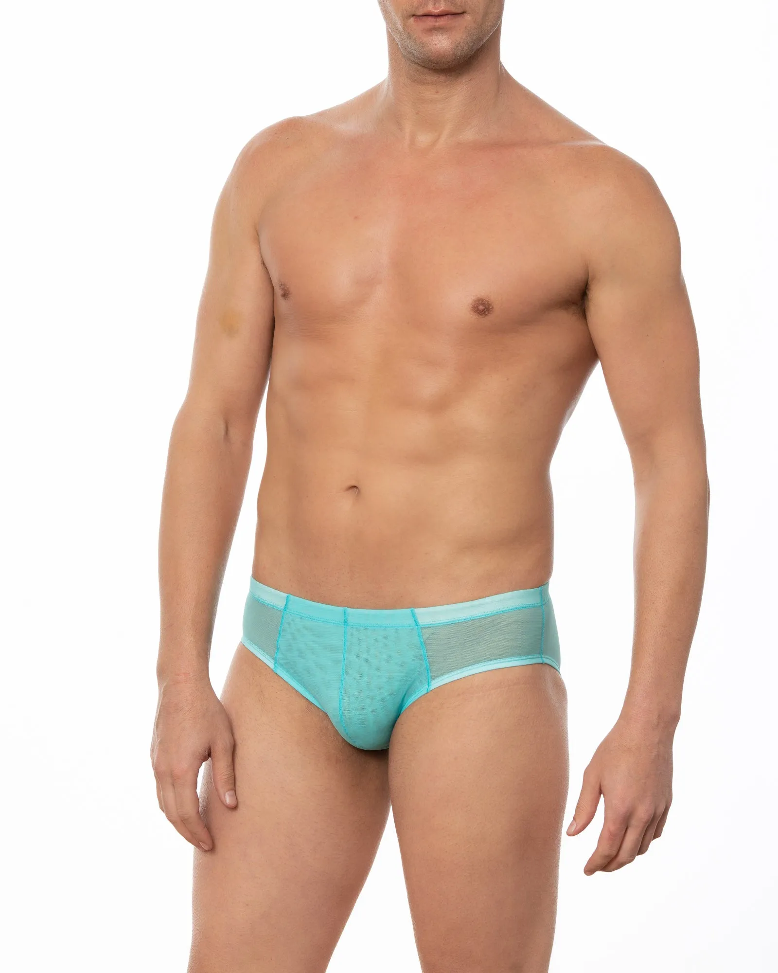 Lemon Yellow - JASPER Sheer Mesh Bikini Brief