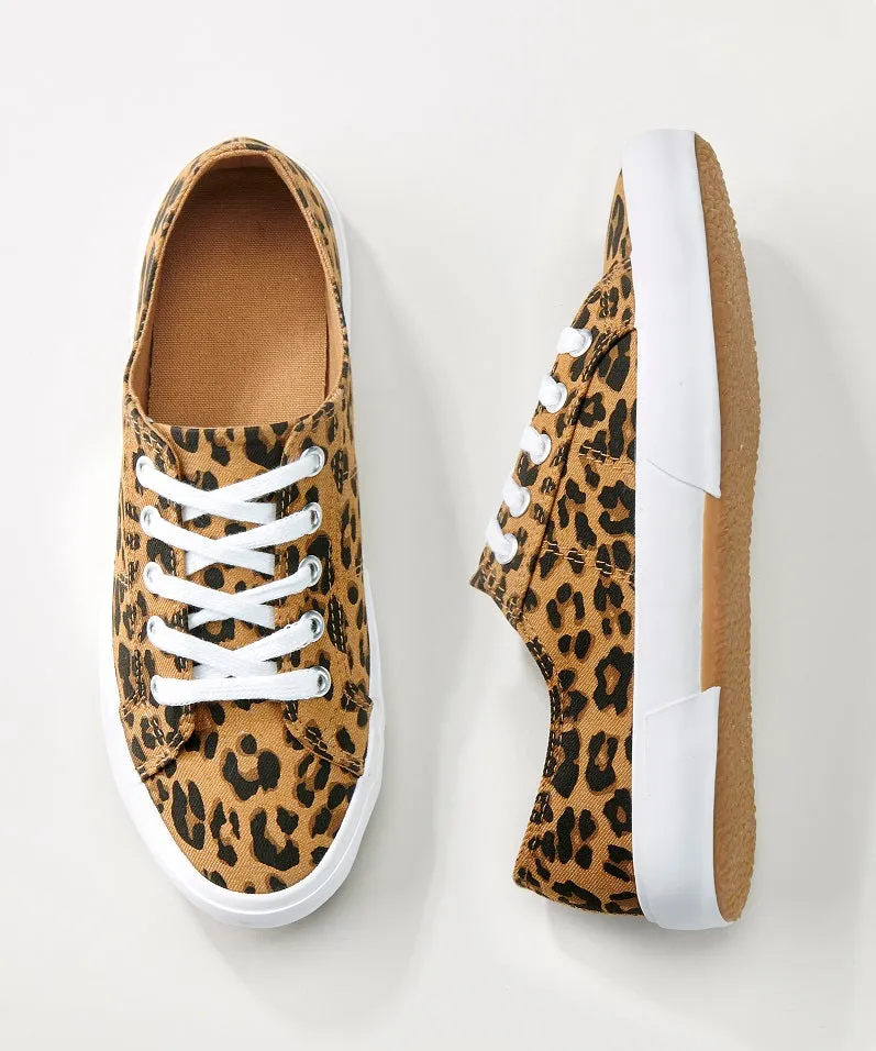 Leopard Print Sneakers