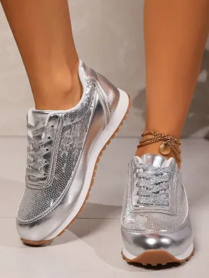 Lightweight Lace-Up Casual Shoes