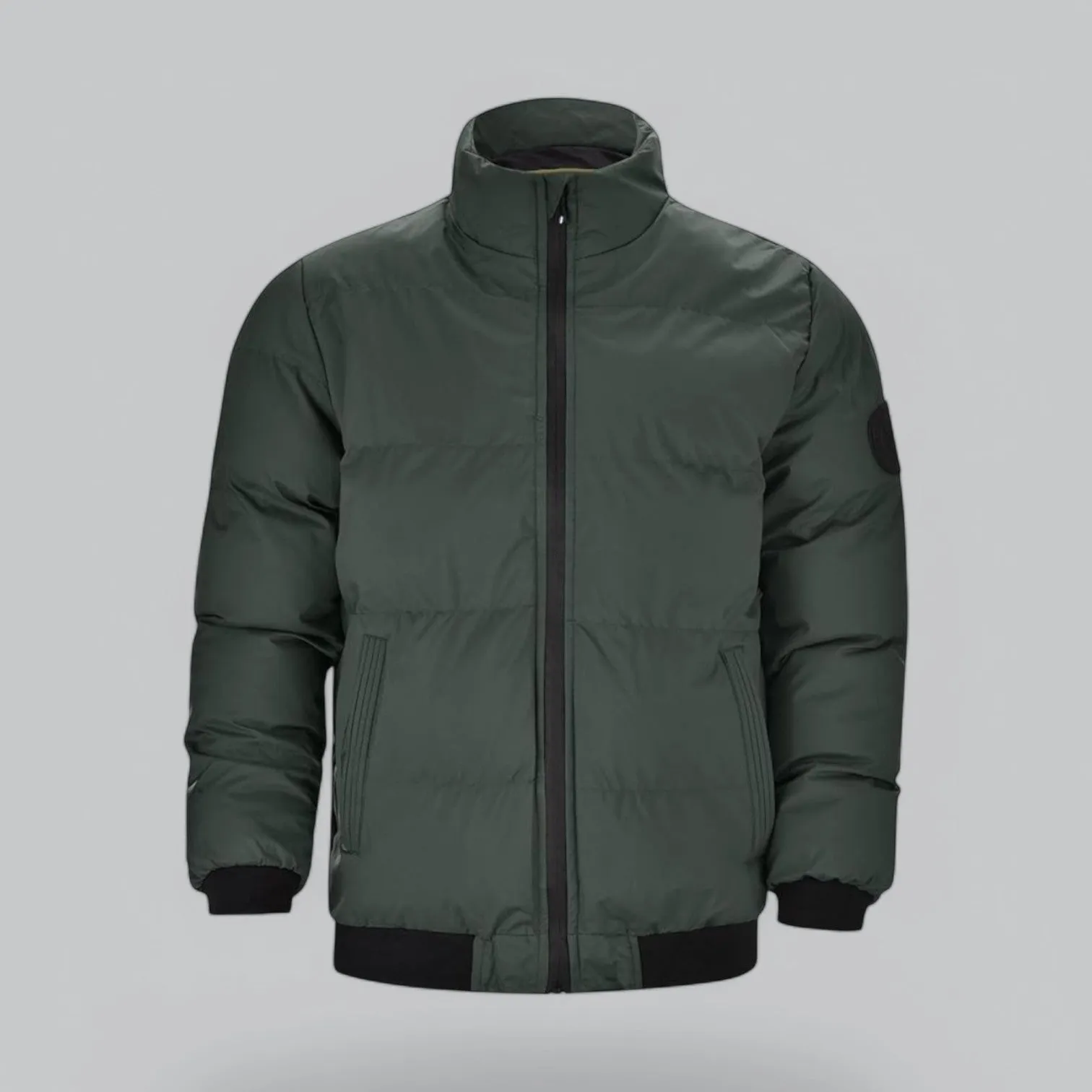 Lightweight Puffer Jacket for Men | Mock Bomber Style, Insulated, Water-Resistant & Comfortable Fit