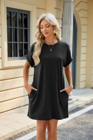 Lily Clothing Round Short Sleeve Dress (30% off dress sale!)