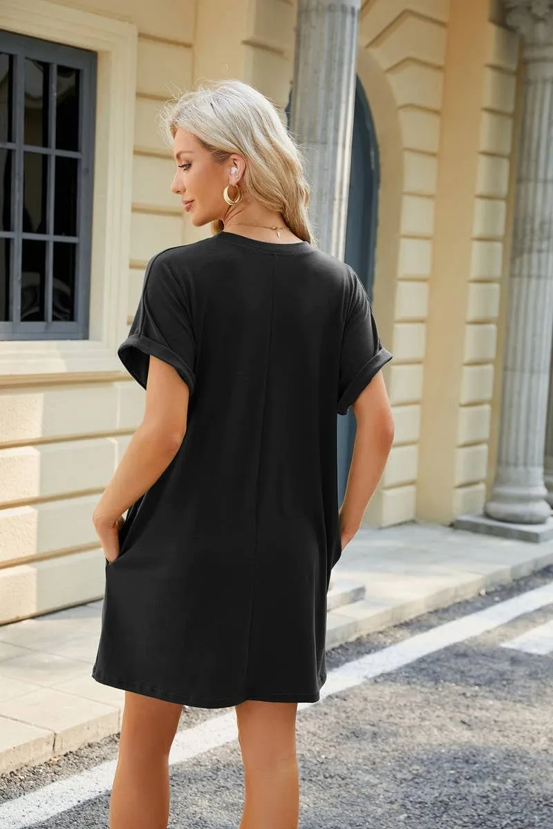 Lily Clothing Round Short Sleeve Dress (30% off dress sale!)