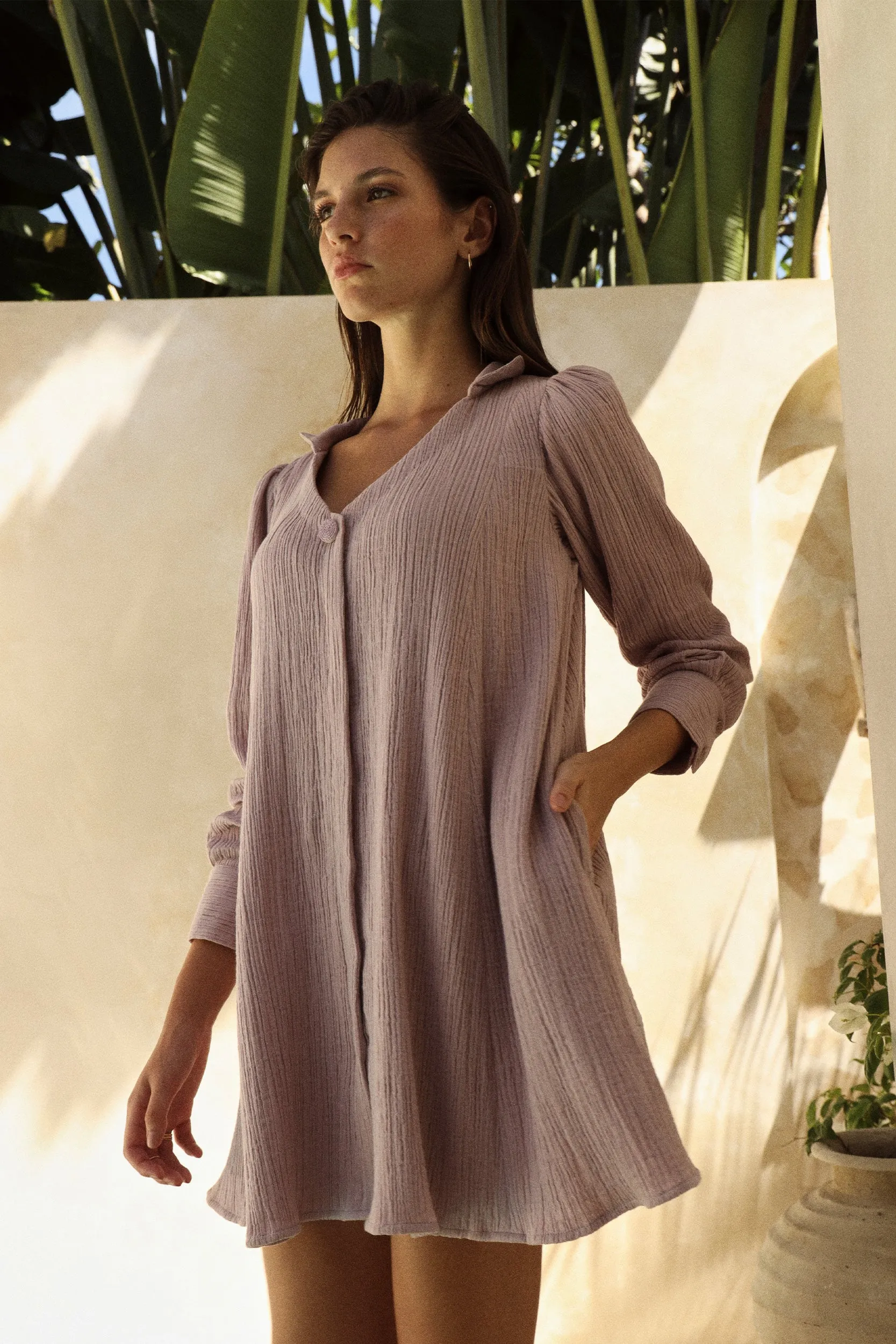 Lisbon Dress (Lavender Mist)