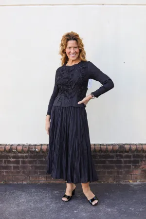 Little Silky Pleated Set