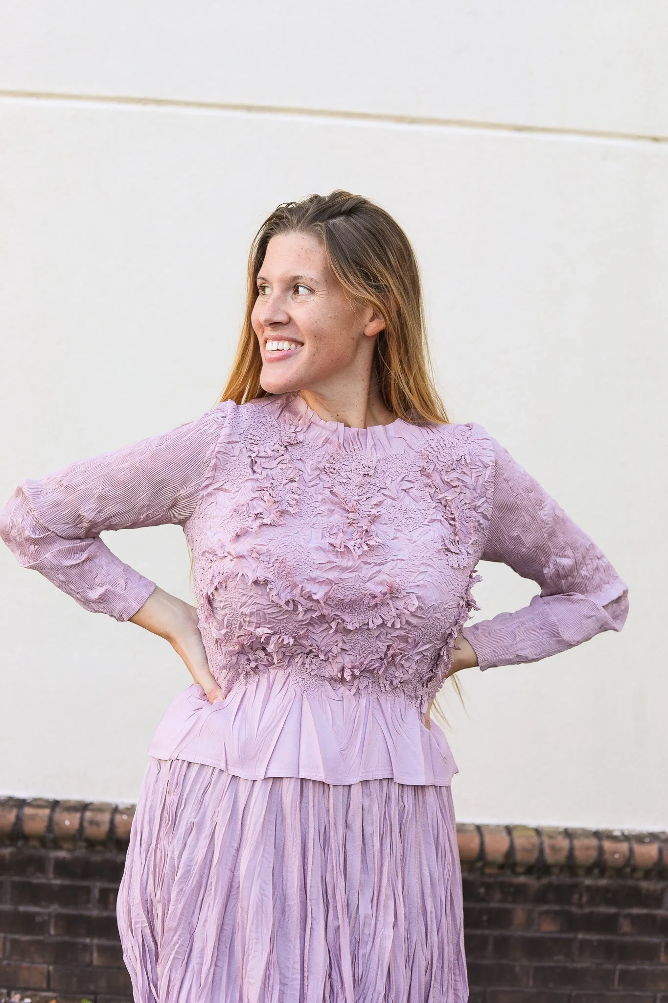 Little Silky Pleated Set