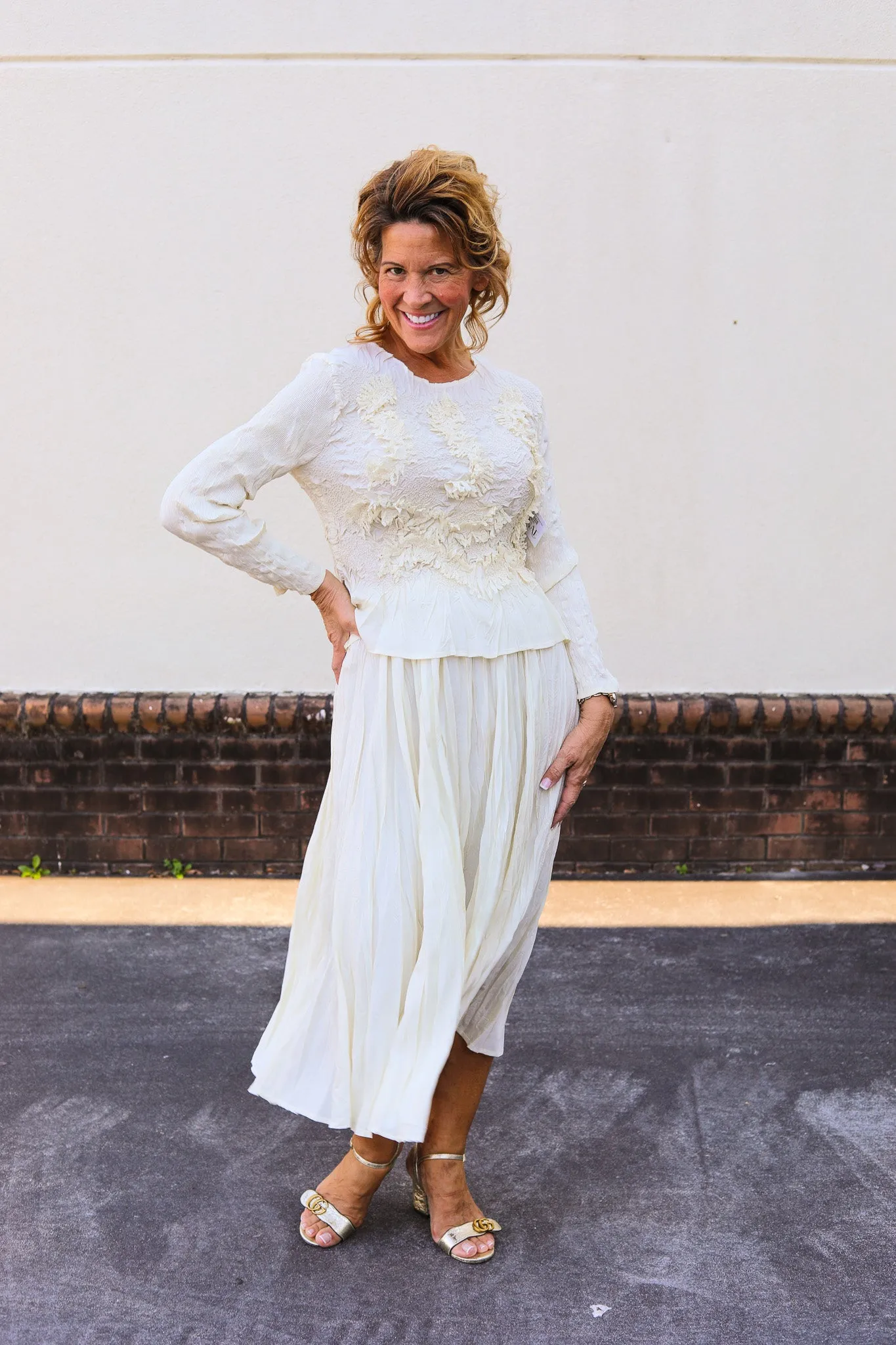Little Silky Pleated Set