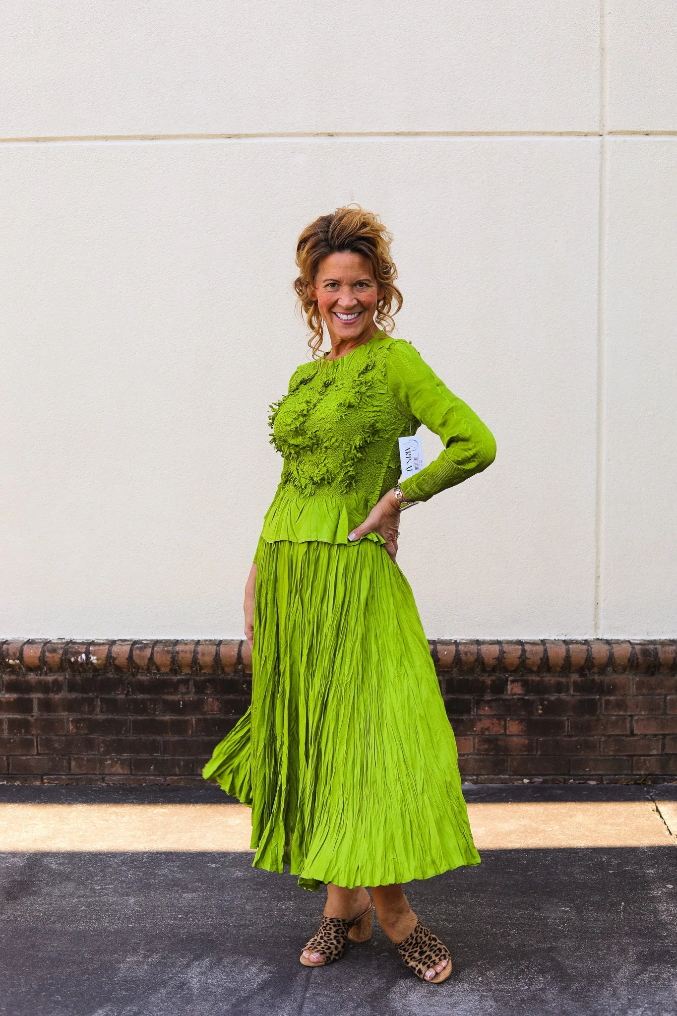Little Silky Pleated Set