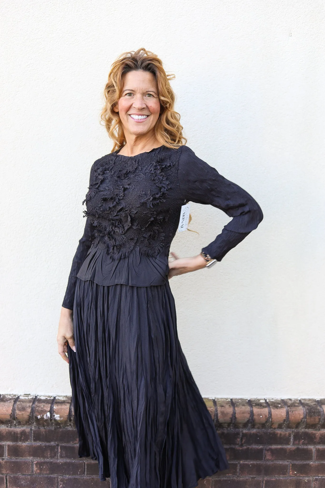 Little Silky Pleated Set