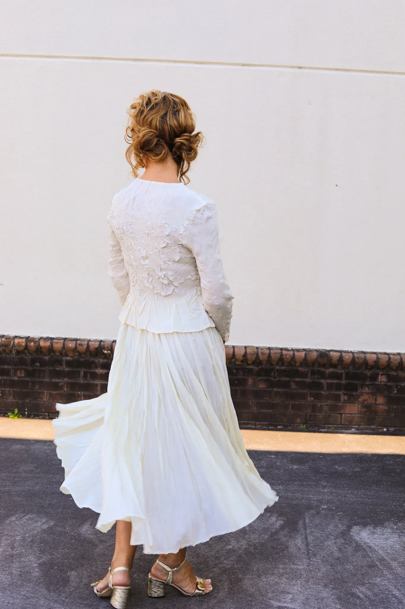 Little Silky Pleated Set