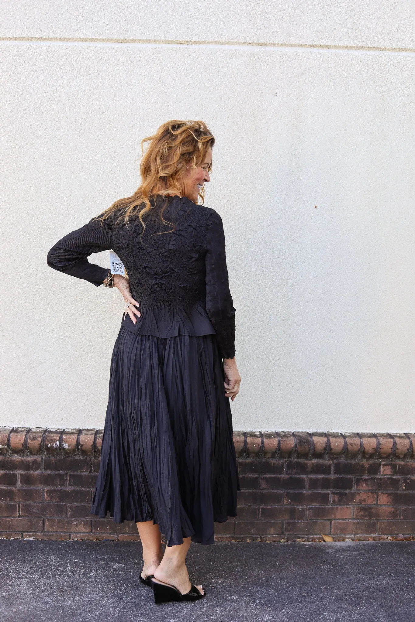 Little Silky Pleated Set