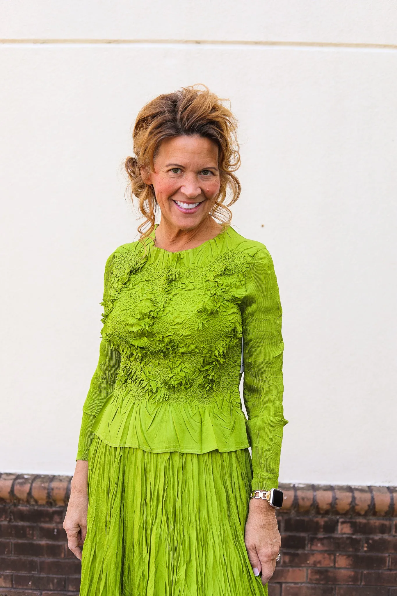 Little Silky Pleated Set