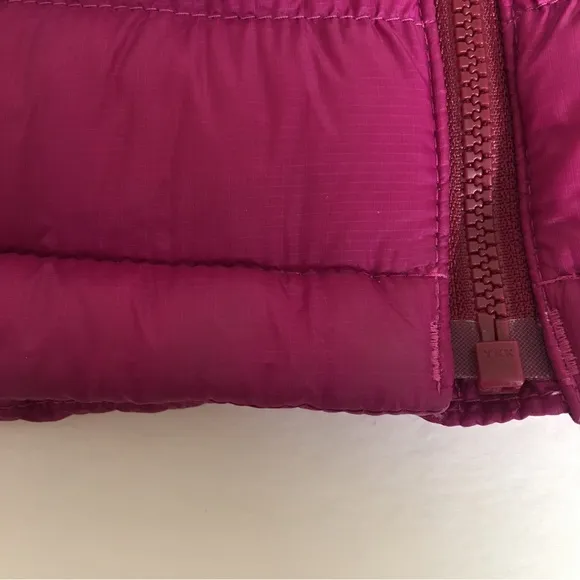 L.L. Bean | Downtek Stowaway Magenta Down Vest, Women's Small (Regular)