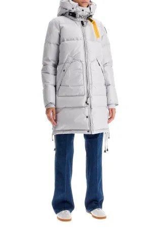 long bear hooded down jacket