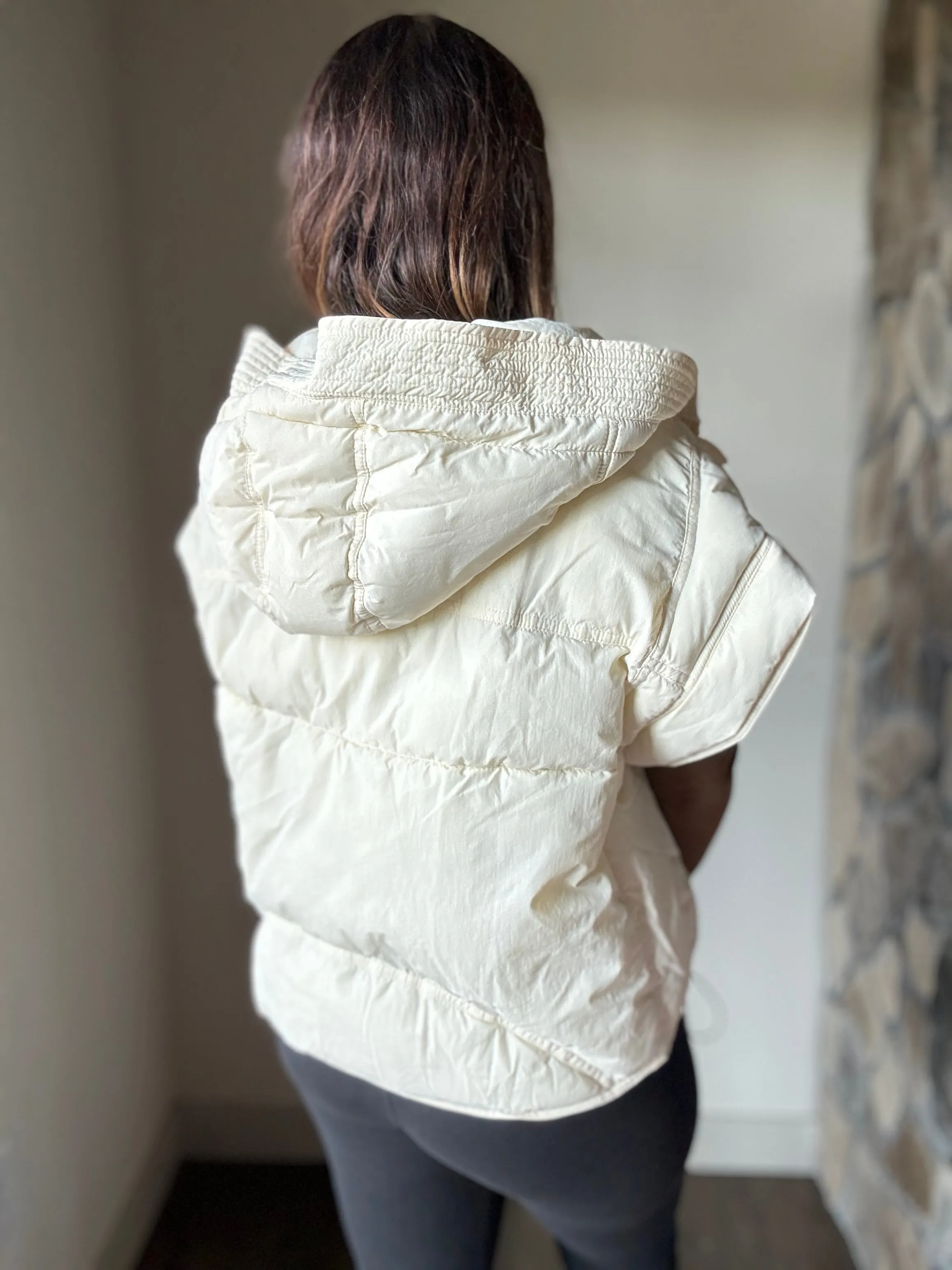 lottie convertible quilted jacket   vest