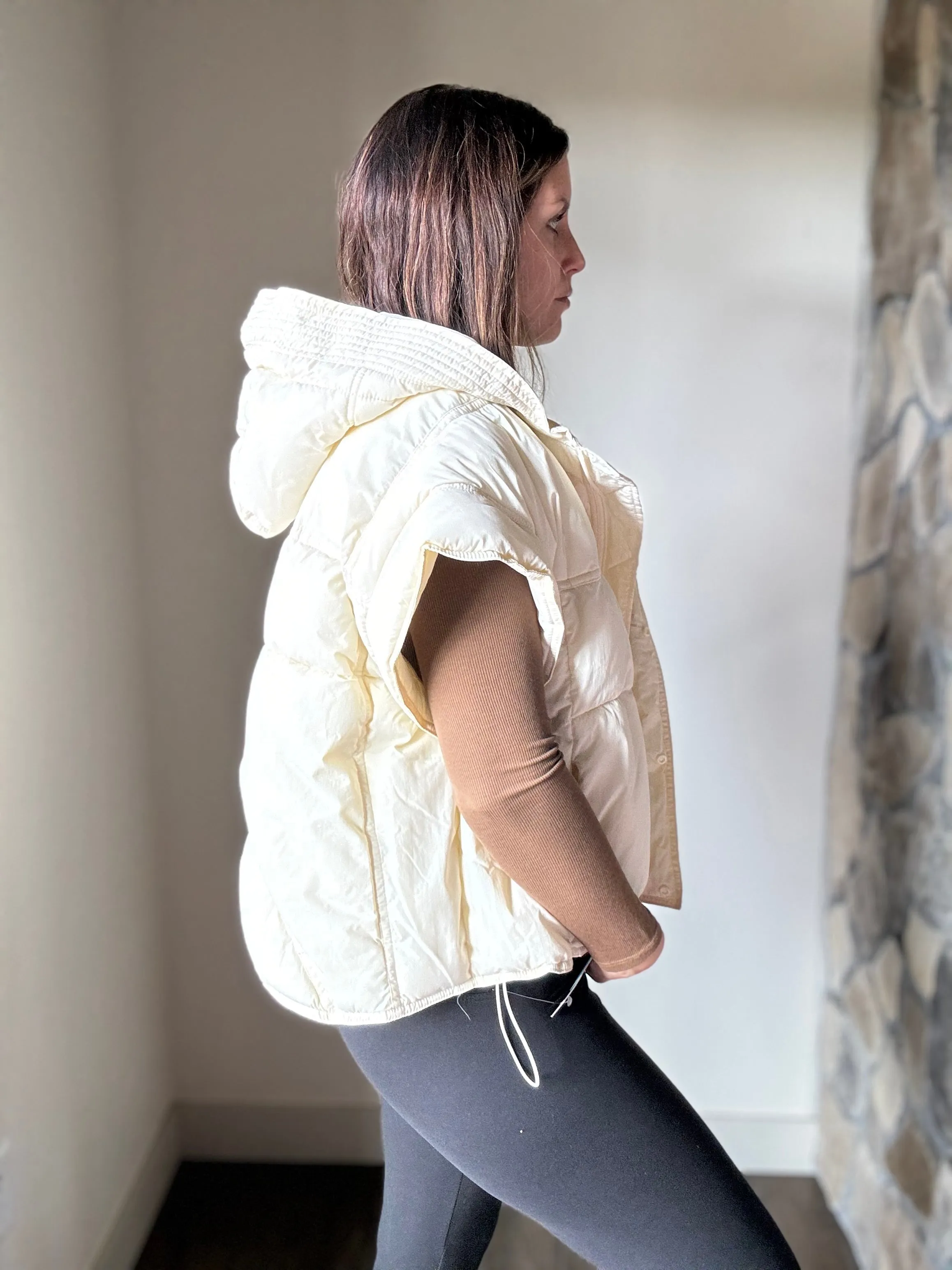 lottie convertible quilted jacket   vest