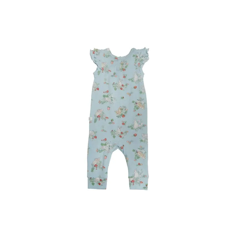 Loulou Lollipop Ruffle Romper - Some Bunny Loves You