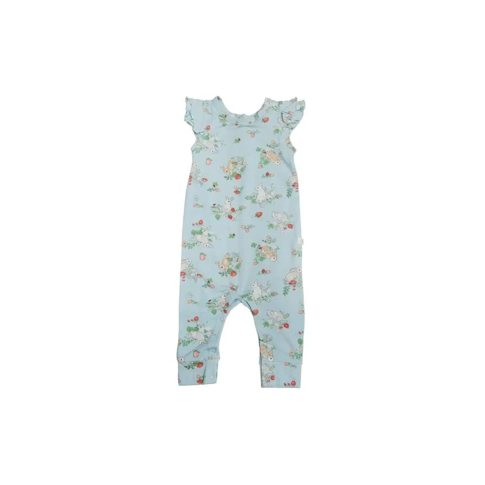Loulou Lollipop Ruffle Romper - Some Bunny Loves You