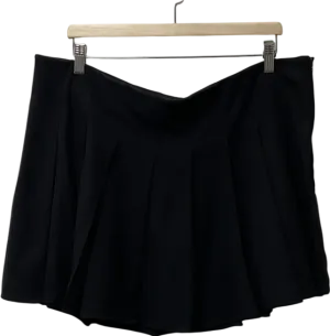 LOUNGE Black Pleated Skirt UK XXXL