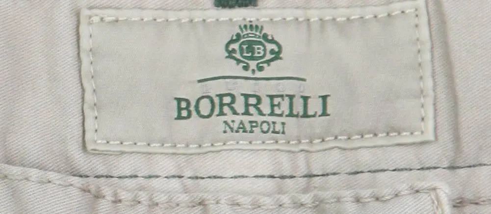 Luigi Borrelli Beige Pants - 34 US / 50 EU