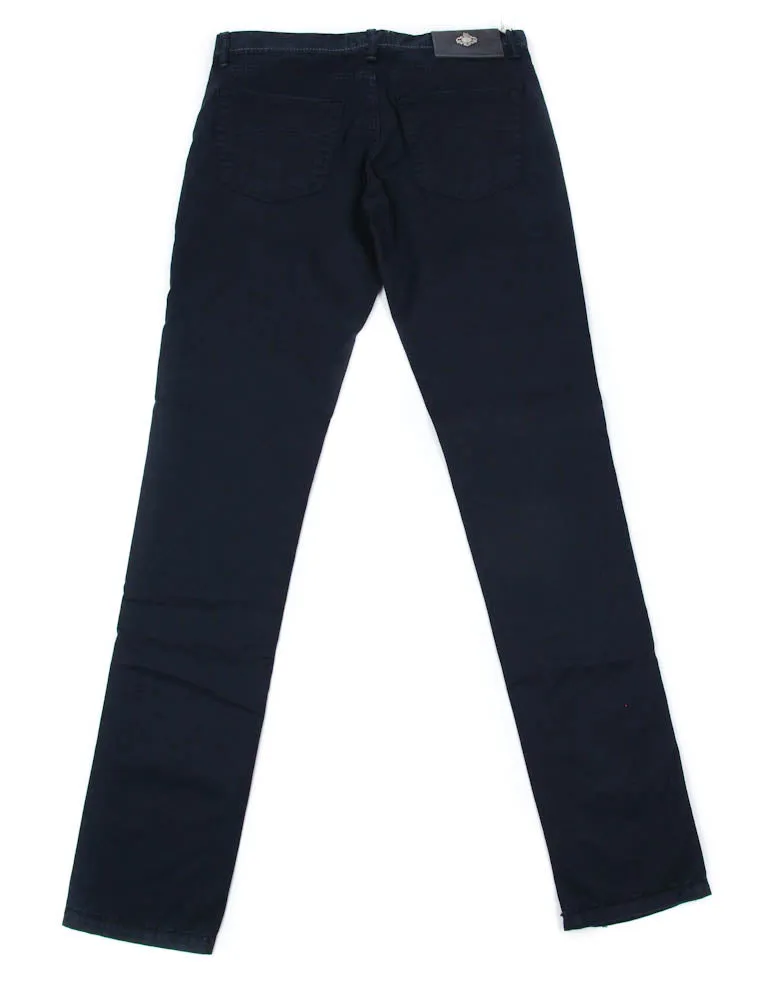 Luigi Borrelli Navy Blue Pants - 30 US / 46 EU