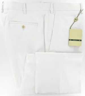 Luigi Borrelli White Pants – Size: 44 US / 60 EU