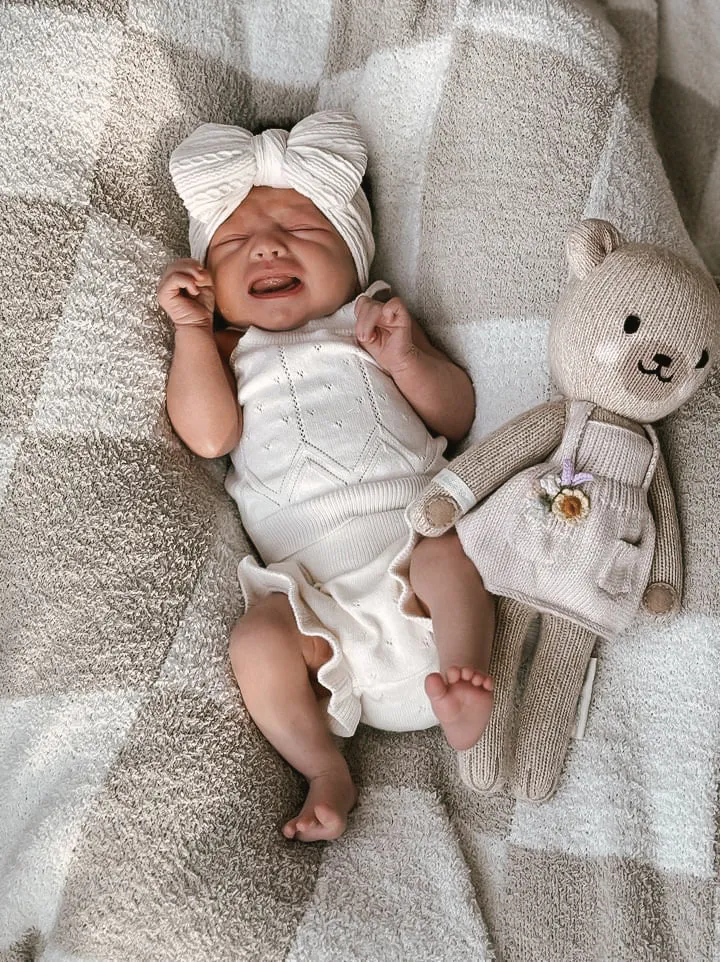 Luna   Luca Pointelle Summer Set - Cream