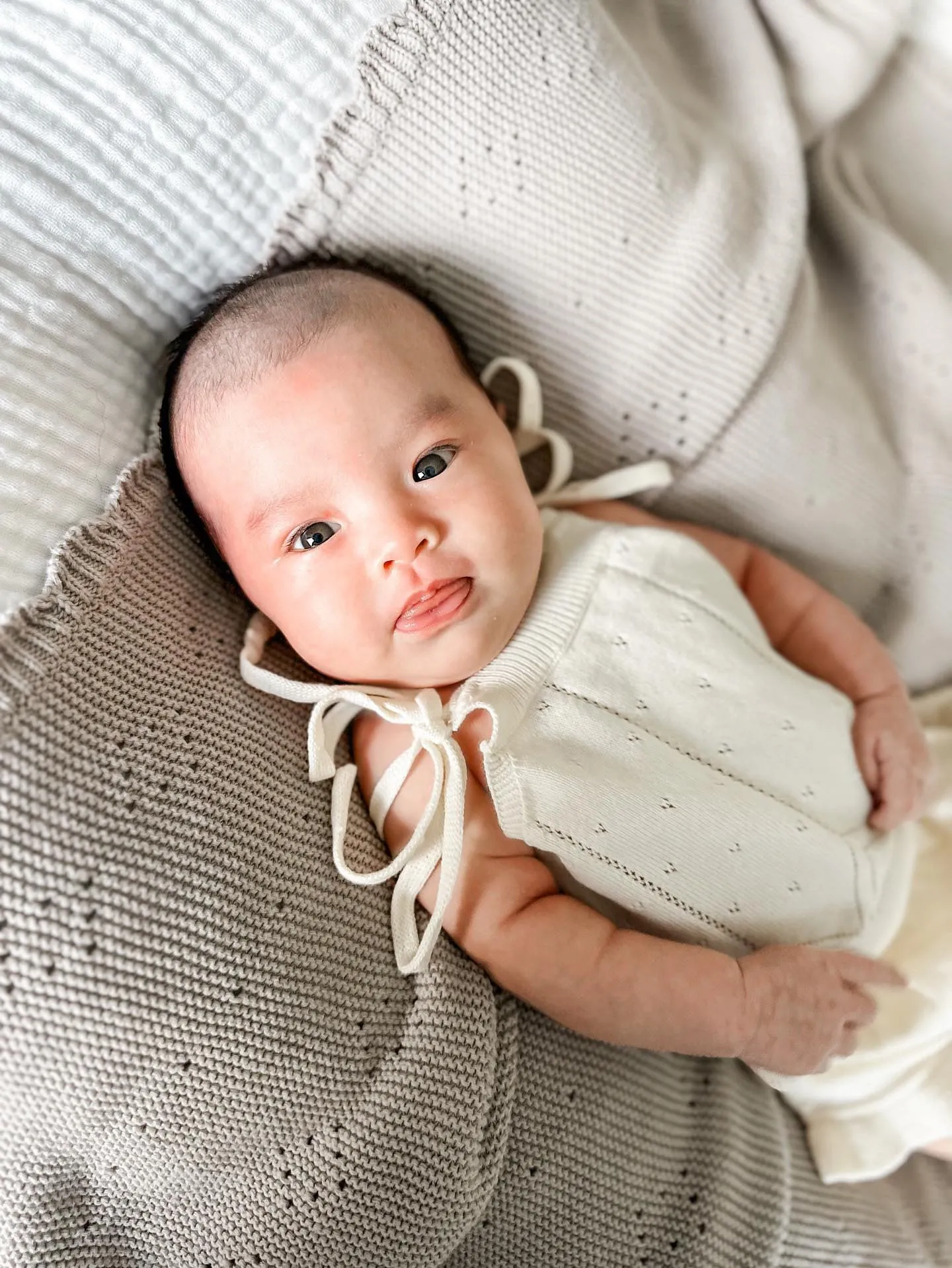 Luna   Luca Pointelle Summer Set - Cream