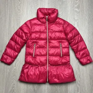 Marc & Janie Girls Pink Duck Down Puffer Jacket Size 7T