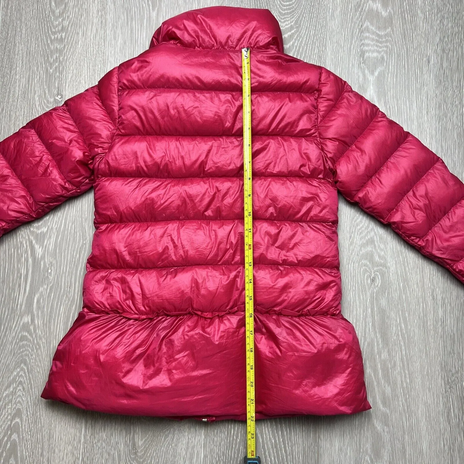 Marc & Janie Girls Pink Duck Down Puffer Jacket Size 7T