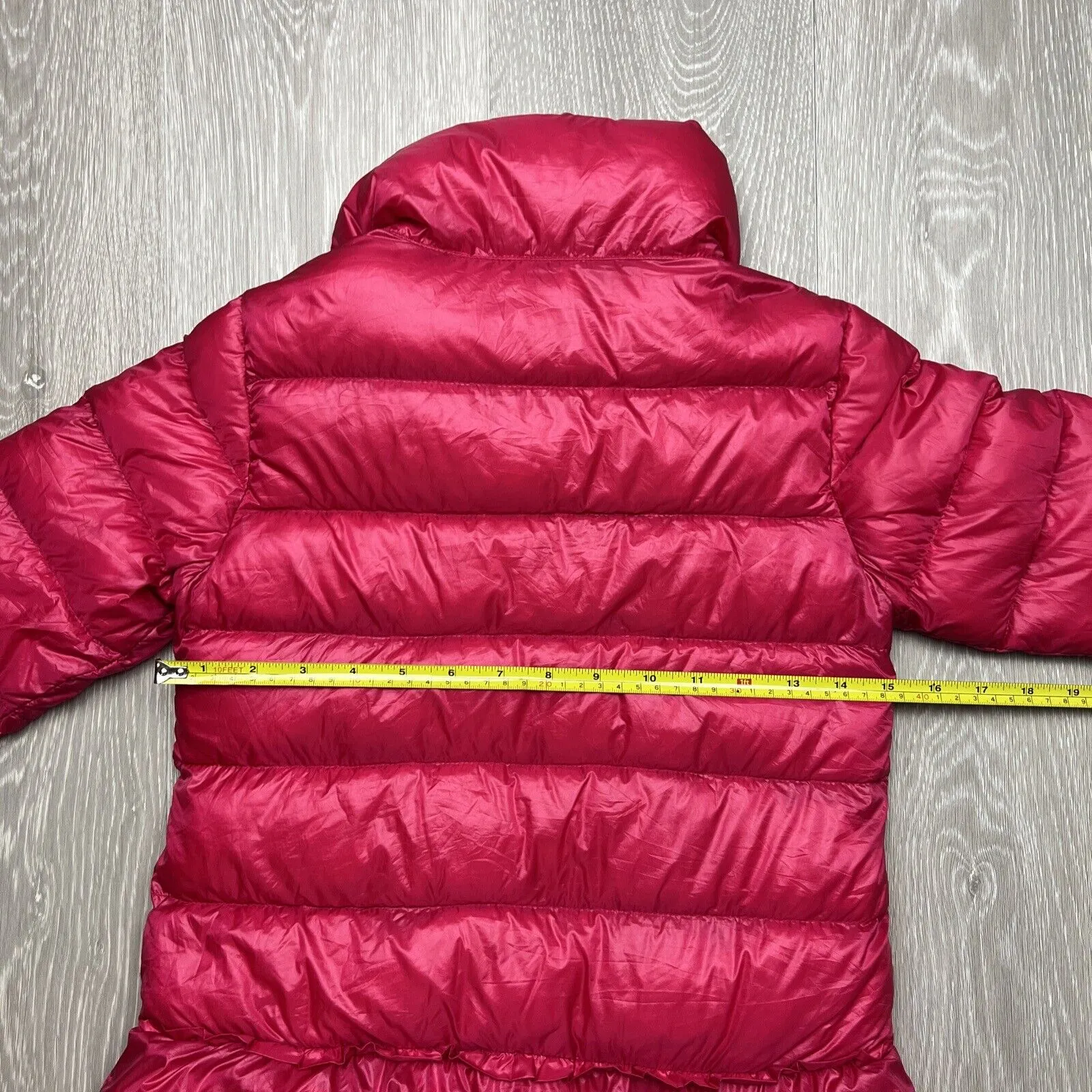 Marc & Janie Girls Pink Duck Down Puffer Jacket Size 7T