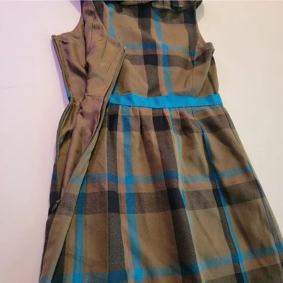 Marc Jacobs Silk Plaid Sheath Dress