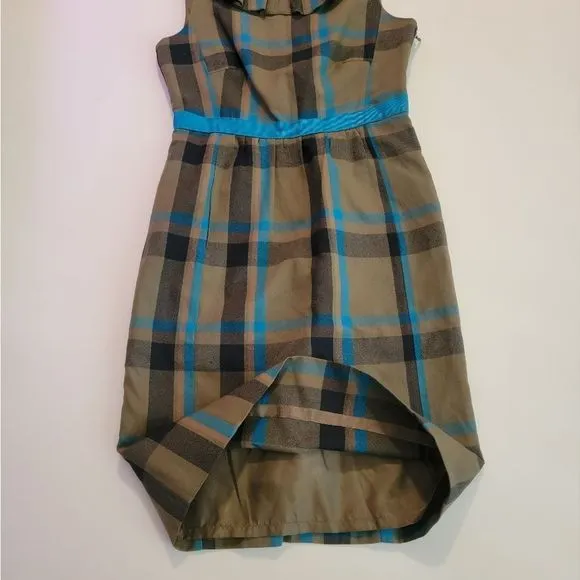 Marc Jacobs Silk Plaid Sheath Dress