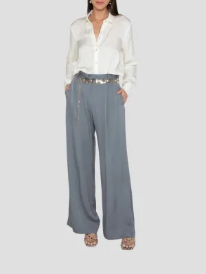 Mayfair Pant in Deep Ocean Blue