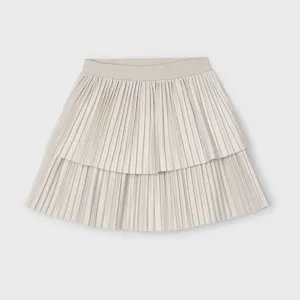 Mayoral Girls Pleated Skirt 4904 Champagne