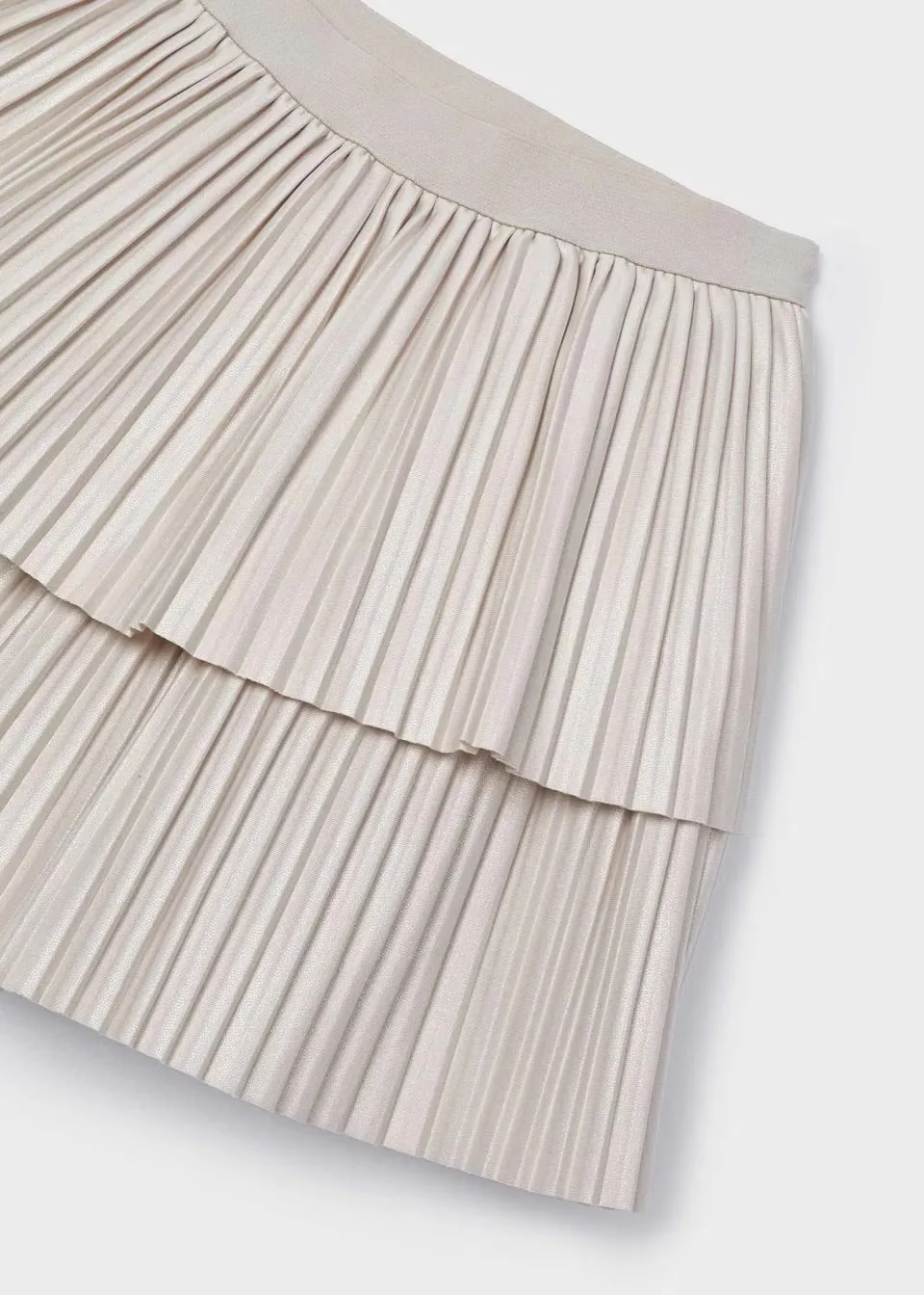 Mayoral Girls Pleated Skirt 4904 Champagne