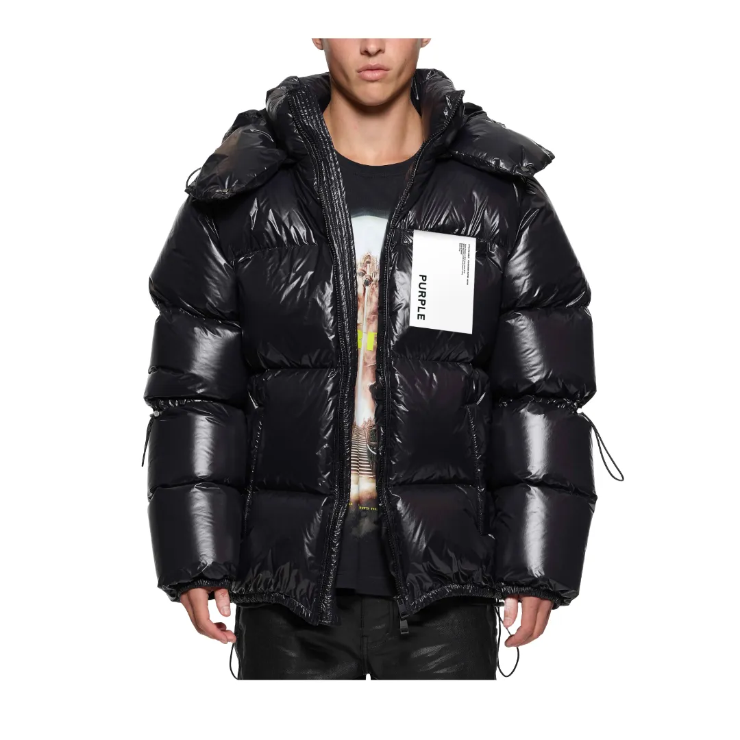 MB6079 NYLON PUFFER JACKET BLACK BEAUTY