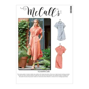 McCall's Pattern M8030 Misses' Dresses & Belt