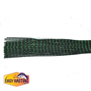 Medium Reptile Rubber Black with Lime Print-A-04