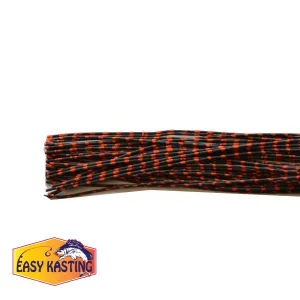 Medium Reptile Rubber Black with Orange Print-A-02