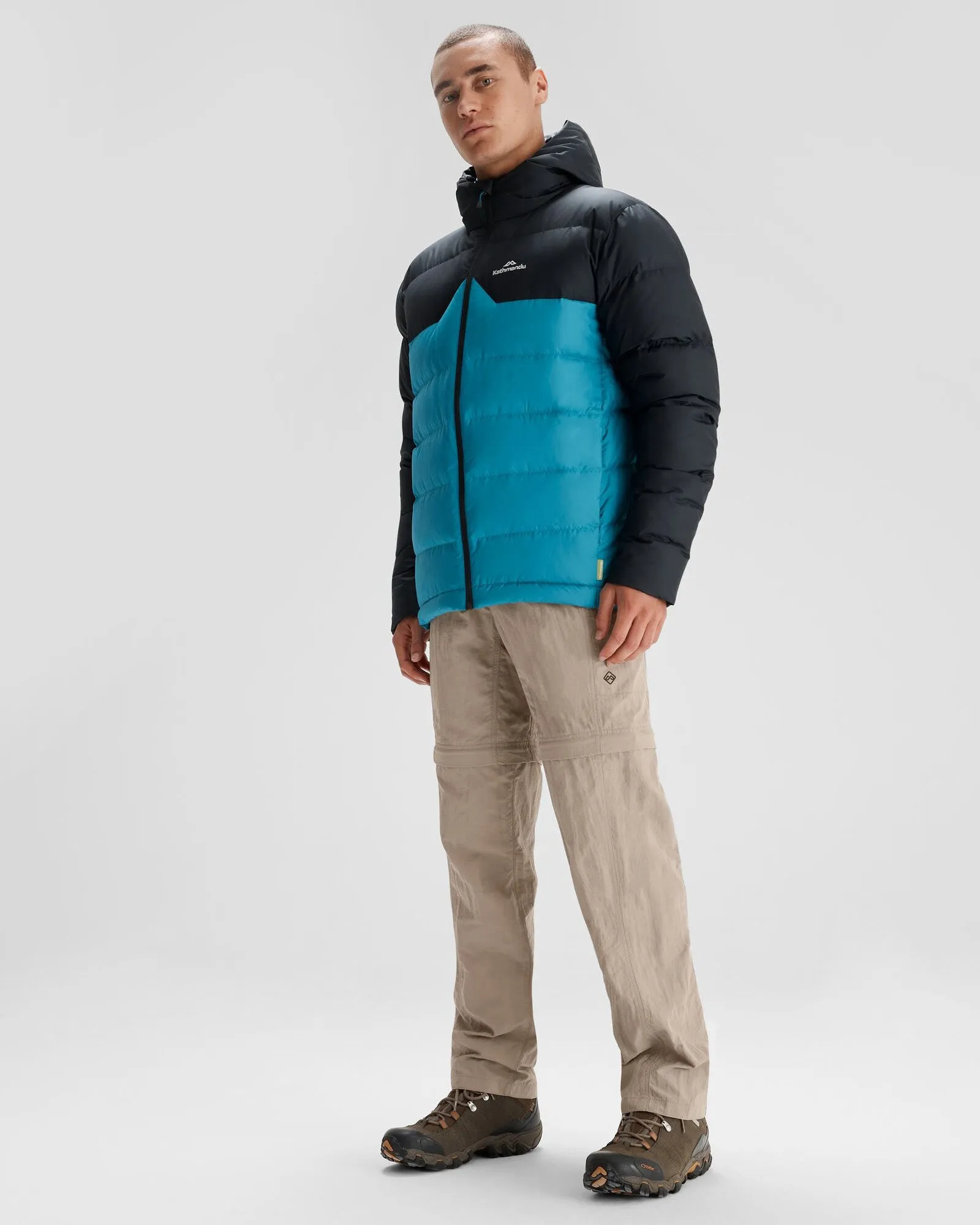 Men's Epiq Hooded Down Jacket - Eddy/Meteor