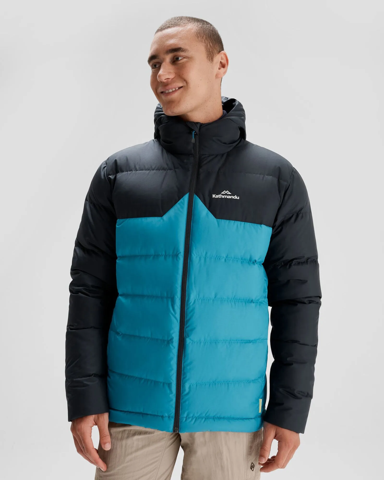 Men's Epiq Hooded Down Jacket - Eddy/Meteor