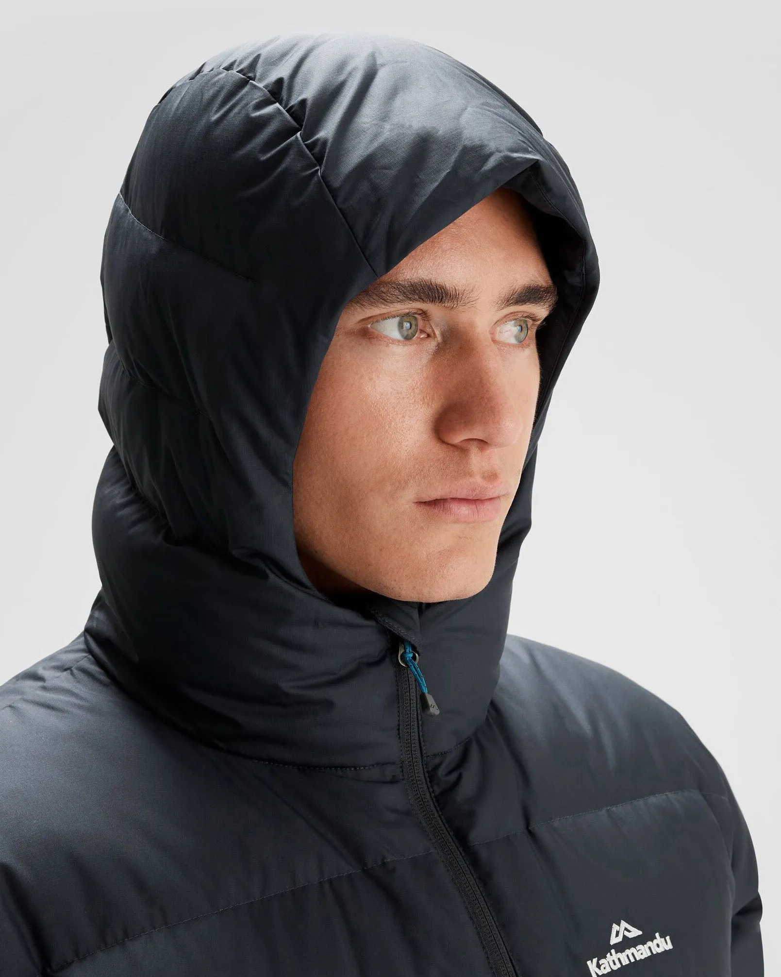 Men's Epiq Hooded Down Jacket - Eddy/Meteor