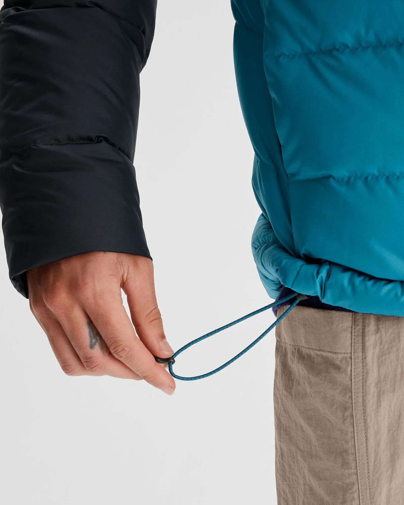 Men's Epiq Hooded Down Jacket - Eddy/Meteor