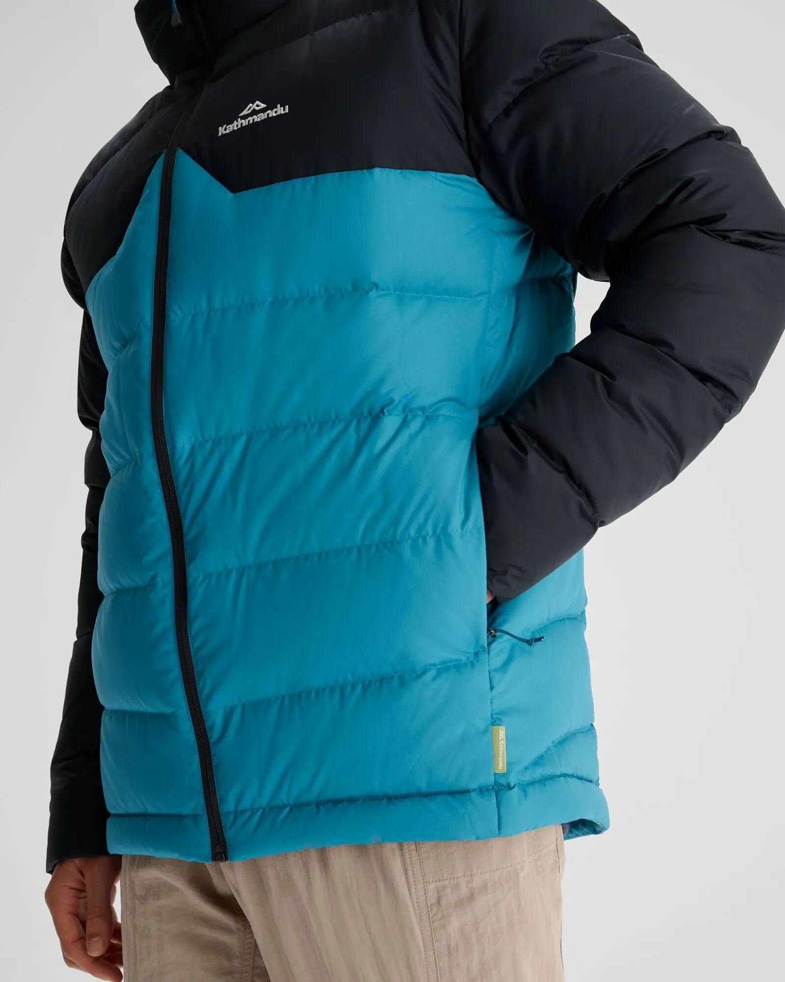 Men's Epiq Hooded Down Jacket - Eddy/Meteor