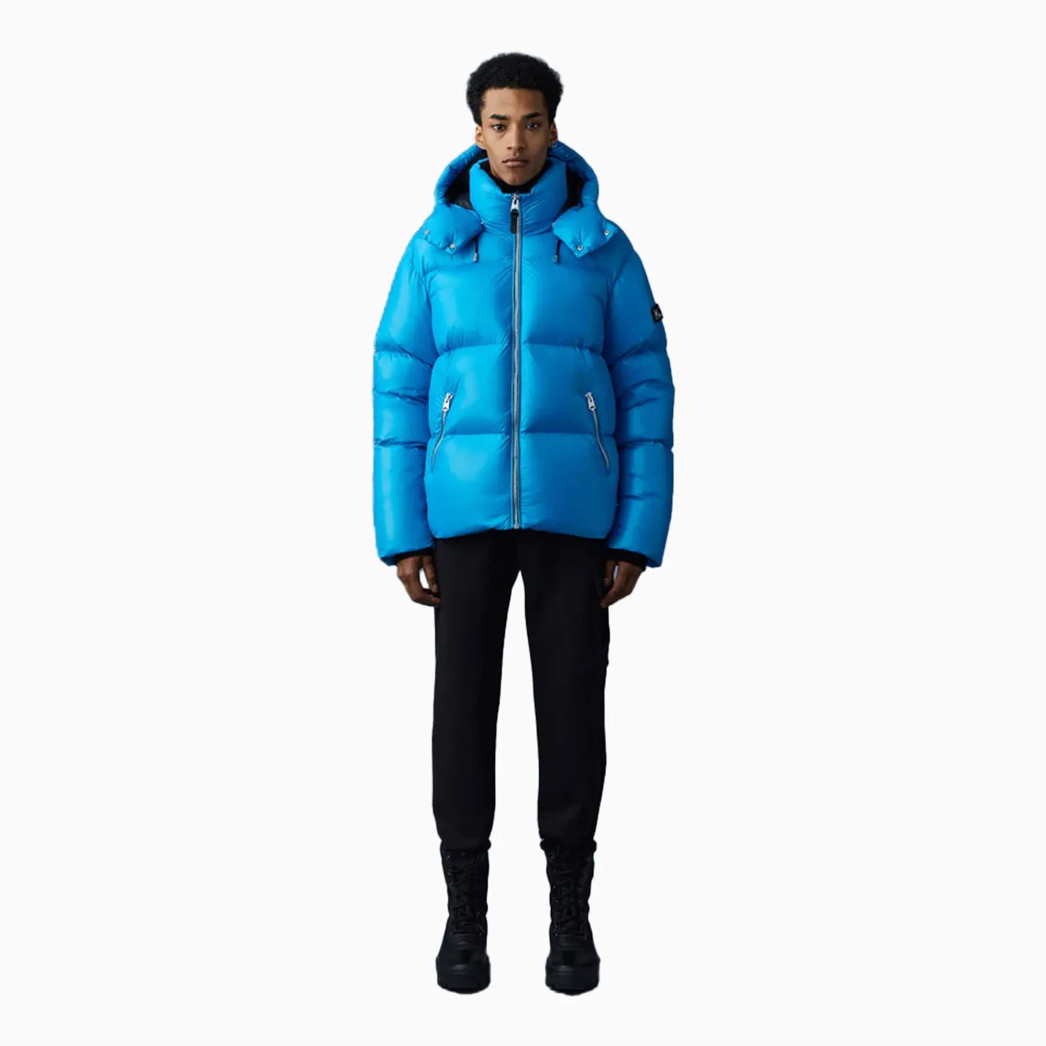 Men's KENT-Z Lustrous Light Down Jacket With Hood