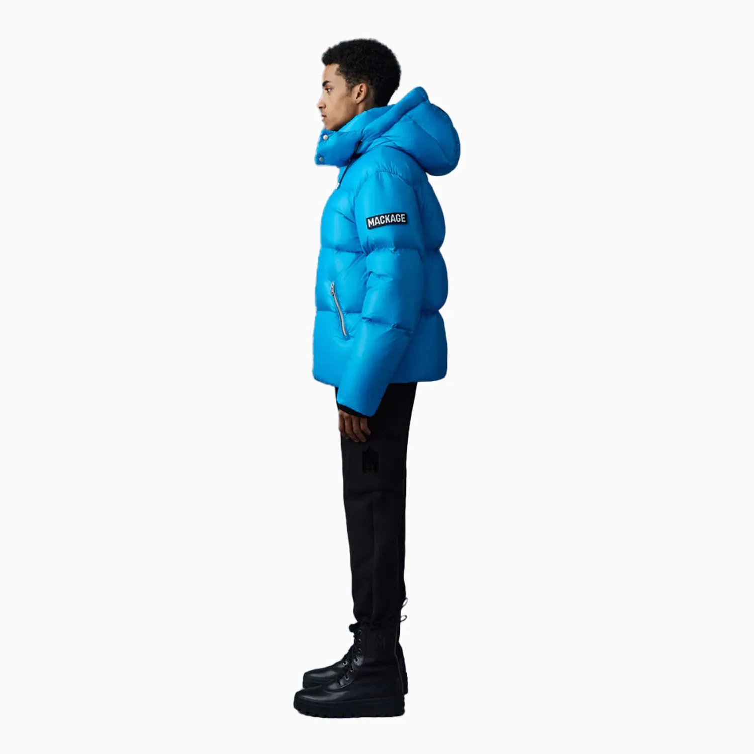 Men's KENT-Z Lustrous Light Down Jacket With Hood
