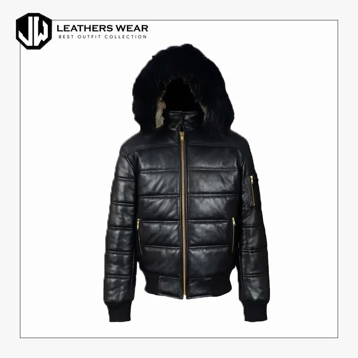 Mens Long Puffer Jacket